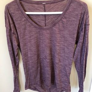 Lululemon long sleeve purple shirt